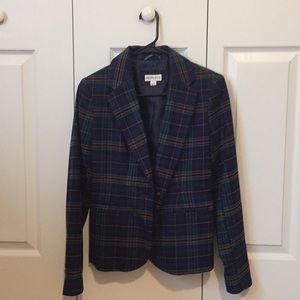 Plaid blazer